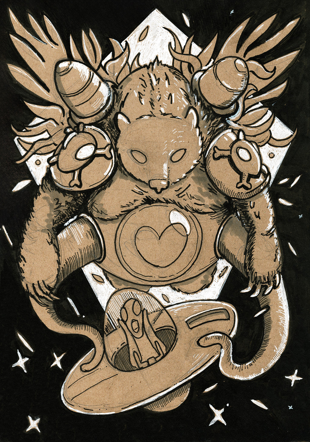 018_SPACE_BEARS - Edição limitada