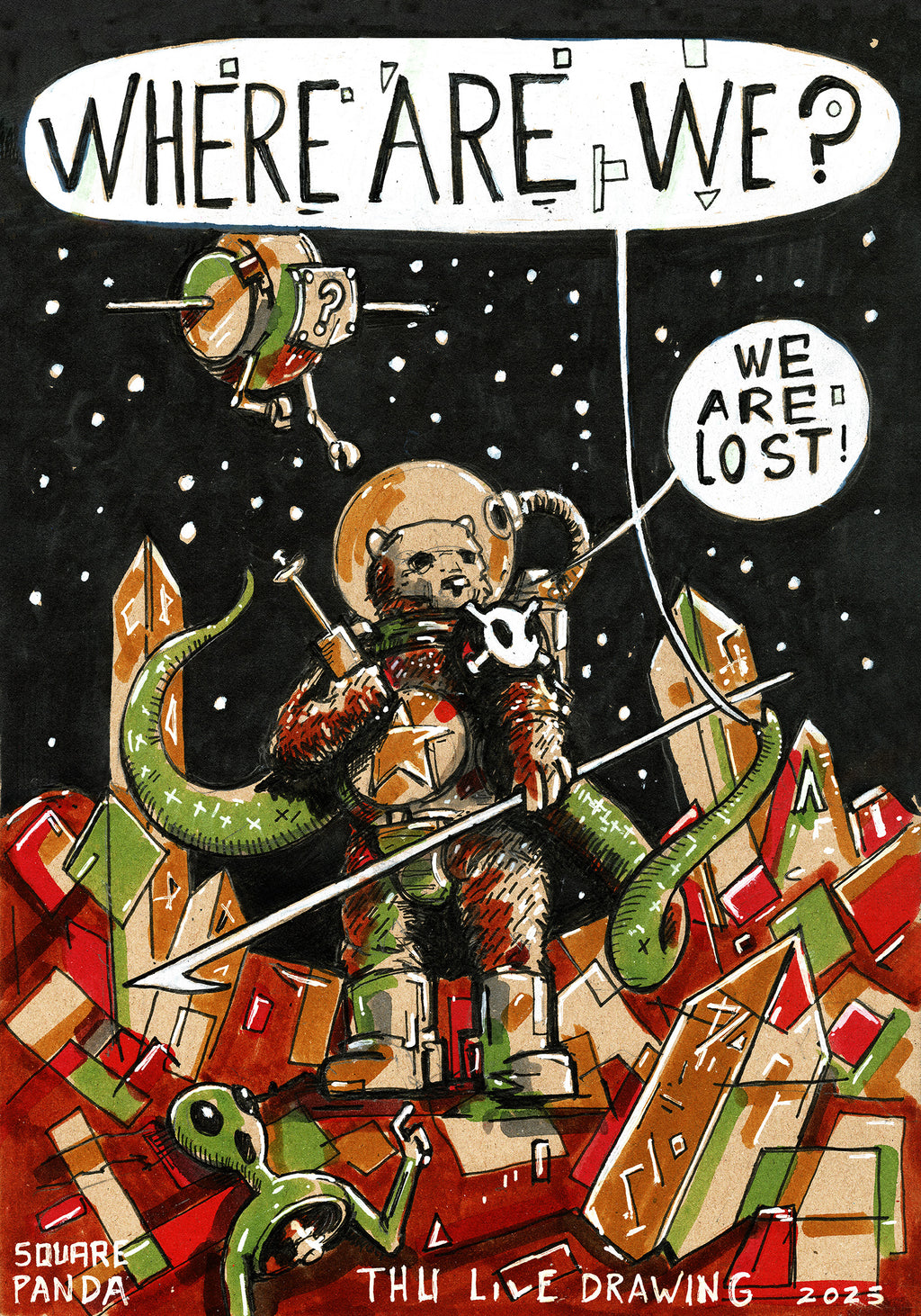 018_SPACE_BEARS - Edição limitada